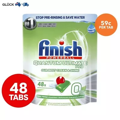 48pk Finish Powerball Quantum Ultimate Pro Dishwasher Tabs • $68.87