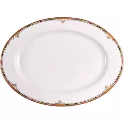 Mikasa Venetian Palace Oval Serving Platter 400030 • $39.99