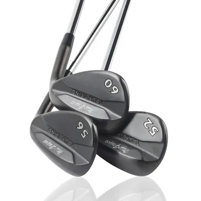 MacGregor Golf Tour Grind Milled Face Golf Wedge Set Black Mens Right Hand • $169.99