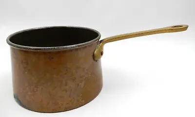 Vintage Bazar Francais New York 666 French Cooking Copper Sauce Pan • $47.95