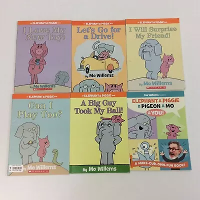 Mo Willems Elephant Piggie Preschool Kindergarten 1st Grade 6 Picture Book Lot2 • $24.99