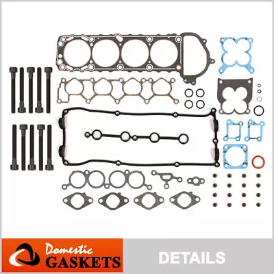 Fits 98-04 Nissan Xterra Frontier 2.4L DOHC Head Gasket Set Bolts KA24DE • $64.28