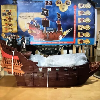 Pirates Of The Caribbean Ship Queen Annes Revenge And Figures • £150