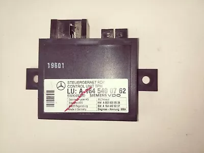 2007 Mercedes Ml 350 W164 Tire Pressure Control Module Oem A1645400762 C36 • $40.50