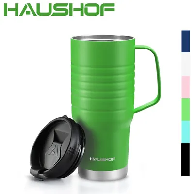 $21.49 • Buy HAUSHOF 24oz Travel Mug Stainless Steel Double Wall Vacuum Insulated Tumbler Mug
