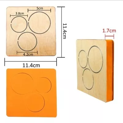 1.5 To 2 Inch Circle Earring Wooden Steel Rule Cutting Die Die Cut Machine • $11.19