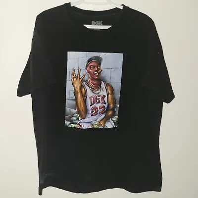 DGK Dirty Ghetto Kids 4 Four Peat Michael Jordan T-Shirt Size Large Black Skate • $28.95