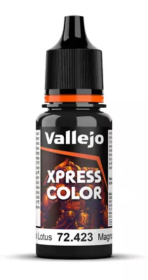Vallejo Acrylic Paint - Xpress Colour #Black Lotus (18 Ml/0.6 Fl Oz) • $6.95