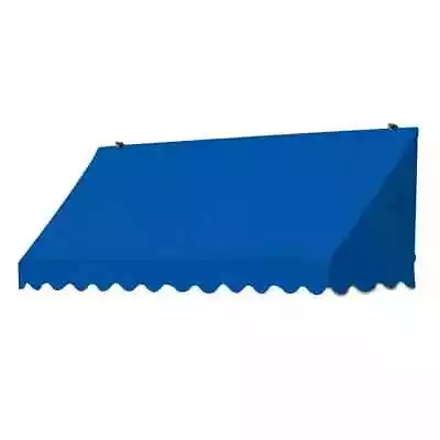 Awnings In A Box Wall Retractable Awning 6 Ft. Aluminum Frame In Pacific Blue • $320.54