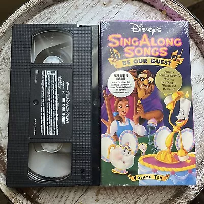 Disney Sing Along Songs VHS Be Our Guest Beauty And The Beast Vol 10 - Very Good • $12.50