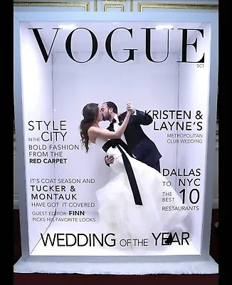 Vogue Photo Booth For Events Birthdays Weddings Special Occasions • $1500