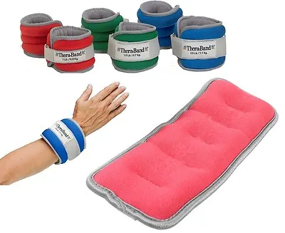 Theraband Wrist Ankle Weights Soft Neoprene Gym Aerobics 1lb 1.5lb 2.5lb Choose • $31.99