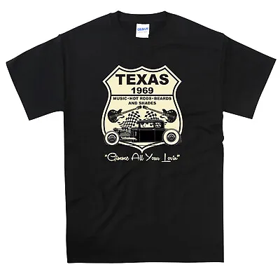 ZZ Top Inspired T Shirt Hot Rod Beards Music Retro Vintage Design Clothing S-5XL • £15.99