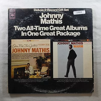 Johnny Mathis Two All Time Great Albums   Record Album Vinyl LP • $4.04