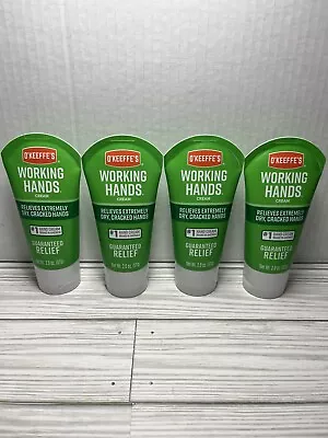 4x O'Keeffe's Working Hands Cream Extremely Dry Cracked Hand Relief 2 Oz Each • $28.95