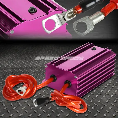 High Efficiency Universal Car Battery Voltage Stabilizer Regulator+cable Purple • $13.06