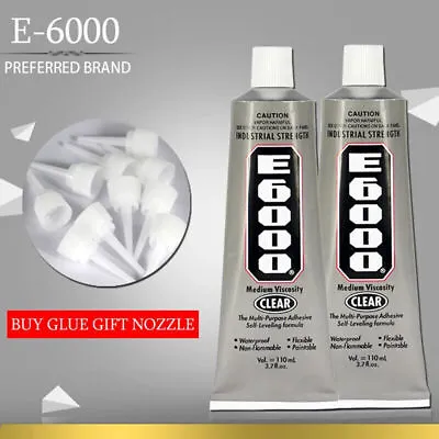 £7.99 • Buy E6000 Glue 110ml Super Adhesives Multipurpose Gem Rhinestones Crafts Jewellry Wa