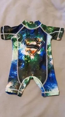 Baby Boy Swimsuit Superman 3-6 Months • £4