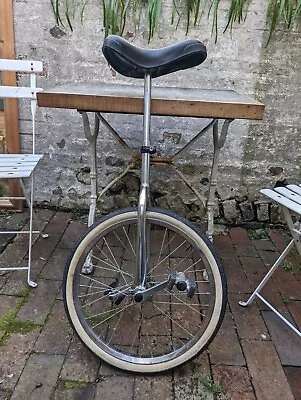 Unicycle For Teenagers And Adults - Chrome 39-43  Seat Height • £25