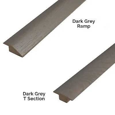 Solid Oak Door Bars Threshold Moulding Trim 0.9m Various Stains 15mm Or 20mm • £76.97