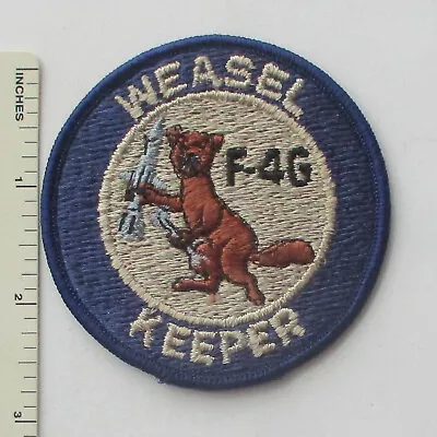 Original 1960s Vintage F-4G PHANTOM WEASEL KEEPER US AIR FORCE PATCH USAF • $9.95