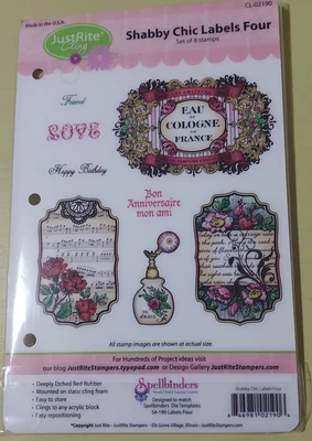 £5.95 • Buy JUSTRITE Rubber And Clear Stamps