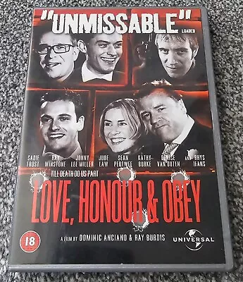 Love Honour & Obey - New R2/4 Dvd! Winstone Law Pertwee Ifans Frost Gangsters! • £0.99