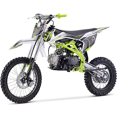 MotoTec X3 125cc 4-Stroke Gas Dirt Bike Green • $1449