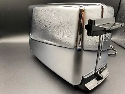 Vintage General Electric GE Chrome Toaster A2T85 Works! • $21.59