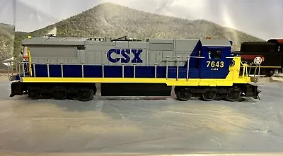 Lionel 6-18215 O Gauge CSX Dash 8 Diesel Locomotive #7643 NIB Awesome Train • $150