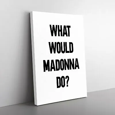 £19.95 • Buy Madonna Typography Canvas Wall Art Painting Framed Decor Poster Print Picture