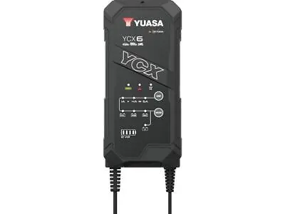 Yuasa Moto Motorcycle Motorbike YCX6 Smart Battery Charger - 12V / 6A • £125.91