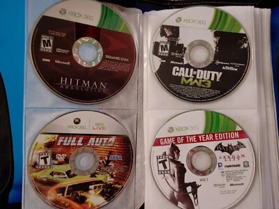 $0.99 • Buy Xbox 360 Games Bundle Lot Of 15 Video Games Untested W/Album Organizer 