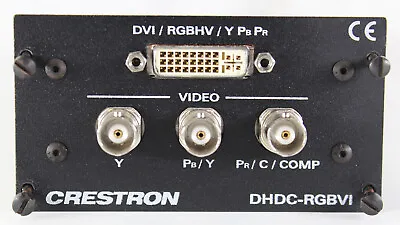 Crestron DHDC-RGBVI DVI/BNC Dual Video Input Card For DVPHD SE06273-B PA06273-1B • $52.50
