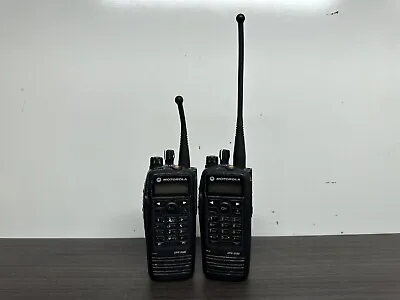 Lot Of 2 Motorola MOTOTRBO XPR6580 800/900 Trunking Handheld Radios • $99.95