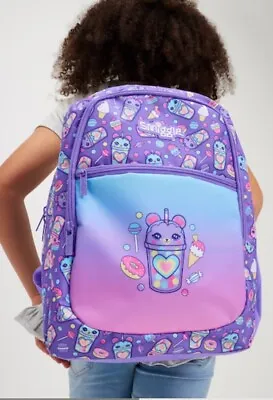 🥰 New Girls SMIGGLE Wonder World Lilac Classic Lite School Backpack Bag 🥰 • £36.99