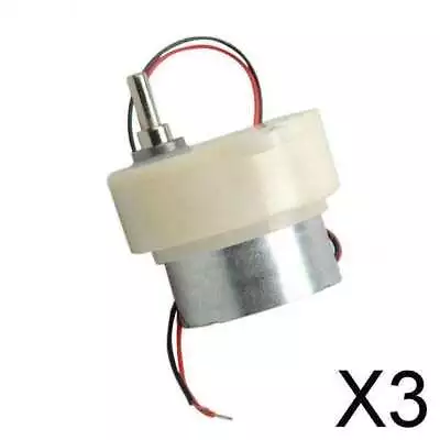 £9.04 • Buy 3X DC 3V 6V 12V Speed Reduction Slow-Speed Motor   Boat Model Accessories