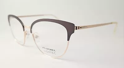 Morel Eyeglasses Lightec NEW 30201L Color MD12 Brown Gold Cat Eye 53 Women's  • $42.79