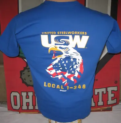 USW United Steelworkers Local 1-346 TOLEDO Ohio Labor UNION Trade Men's SMALL • $15.99