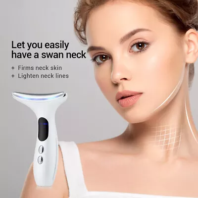 LED Microcurrent Facial Skin Tightening Lifting Device Face Neck Beauty Machine • $16.28