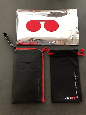 LPLR La Petite Lunette Rouge Eyeglasses Case Zipper • $13