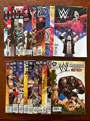 Lot Of 22 WWE Comics Heroes 1-6 Undertaker 1-2 Superstars F-VF • £25.72