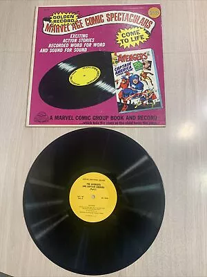 Avengers 4 Golden Record Marvel Incredible Condition Rare 1966 Vinyl  Mmms • $600