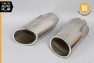 08-16 Mercedes W204 C300 E350 Rear Bumper Exhaust Muffler Tips Set Of 2 OEM • $103.75