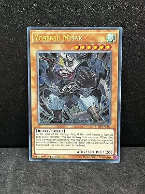 Yugioh Yosenju Misak THSF-EN002 Secret Rare 1st Edition NM • $1.04