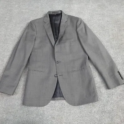 J. Crew Ludlow Jacket 36S Gray Solid Tollegno 1900 Button Patch Pockets • $49.90