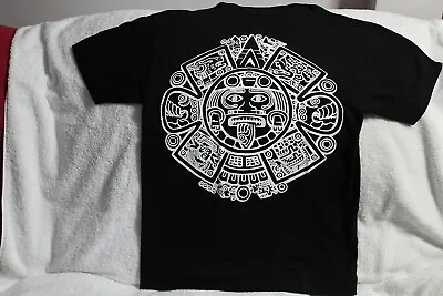 Aztec Calendar Sun Stone Mayan Mexico T-shirt Shirt • $11.37