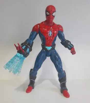 Ultimate Spider-man Electro-web Figure 9.75  Talking Sounds Lights Hasbro 2012 • £5.99