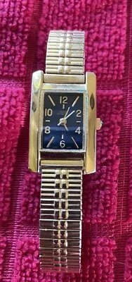 Sarah Coventry Supreme Ladies Watch Goldtone And Black Very Nice #9 • $6