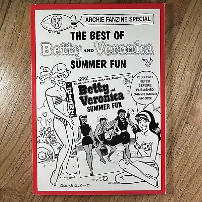 The Best Of Betty & Veronica Summer Fun Archie Fanzine Special 1991 VFNM HTF • $69.95